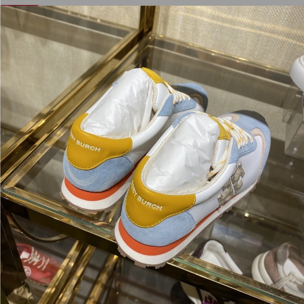 Tory Burch Vintage Nylon Training Sneaker Shoes - Picture 6 of 9